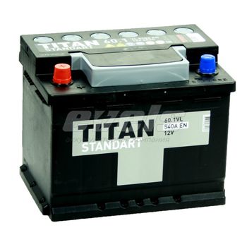 Titan standard. Аккумуляторная батарея Titan Standart 60.1. АКБ Титан стандарт 60а/ч. Аккумулятор Titan 60a. АКБ Titan ст-60 Standart.