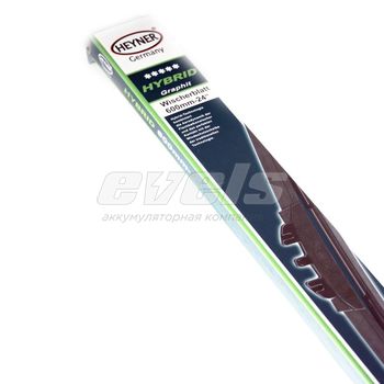 Щетка стеклоочистителя гибридно-бескаркасная "HEYNER" "HYBRID" 600мм-24" 1шт